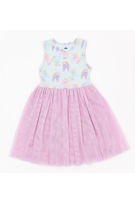 PREORDER - Bamboo Tulle Dress - Gemma Unicorn
