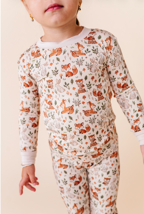 Bamboo Pajama Set - Woodland Whimsy