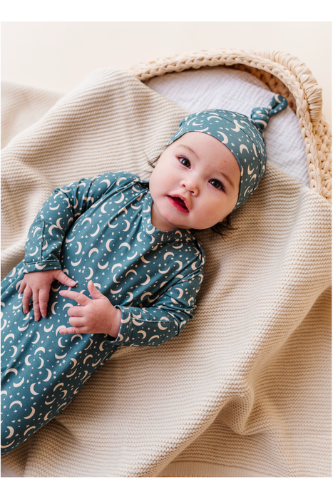 Bamboo Knotted Baby Gown – Love You To the Moon