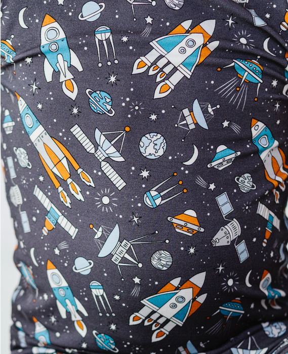 Bamboo One Piece Zip Pajama - Orbit