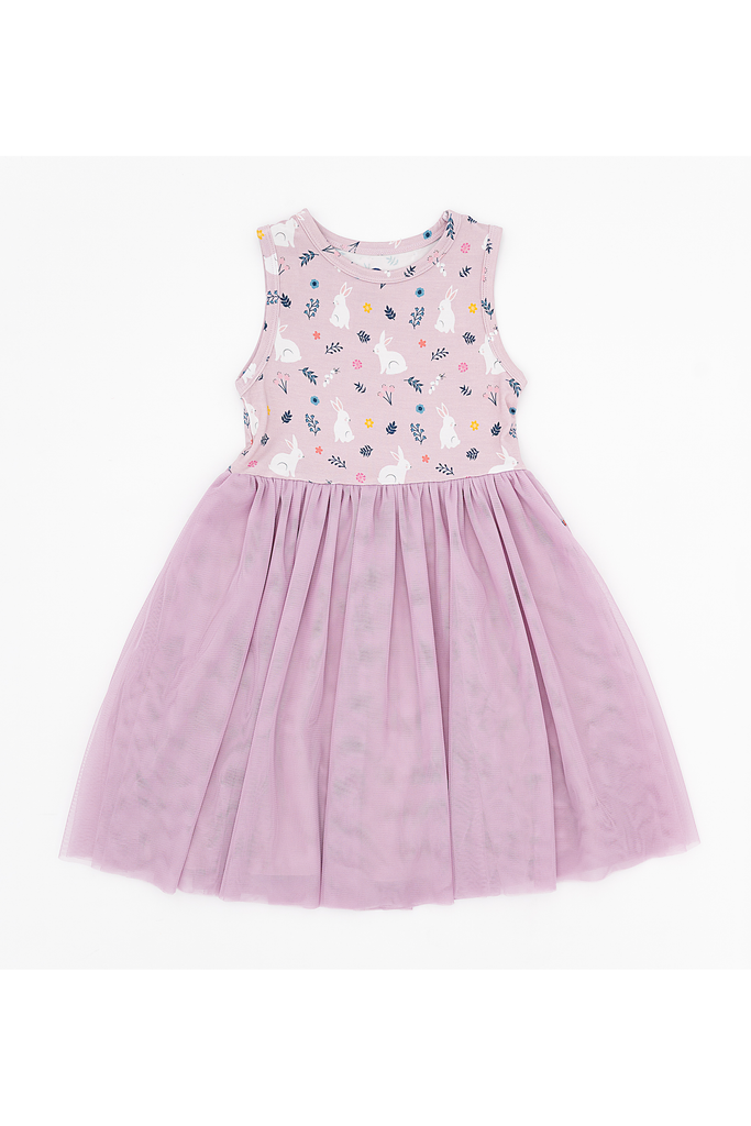 Belle Bunny Bamboo Tulle Dress - Soft Kids Dress