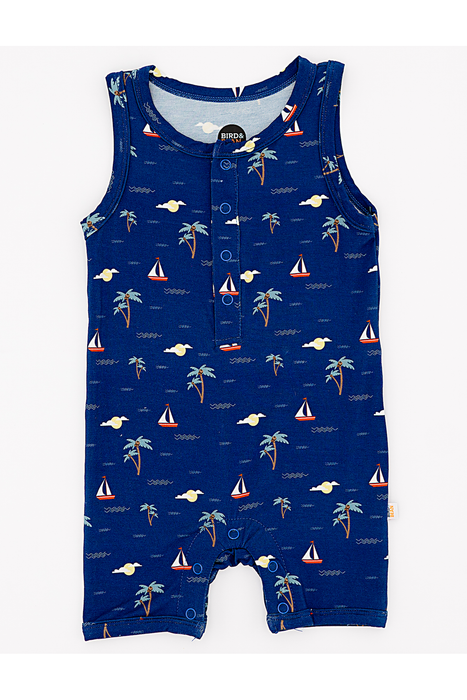 Sailor Sleeveless Romper