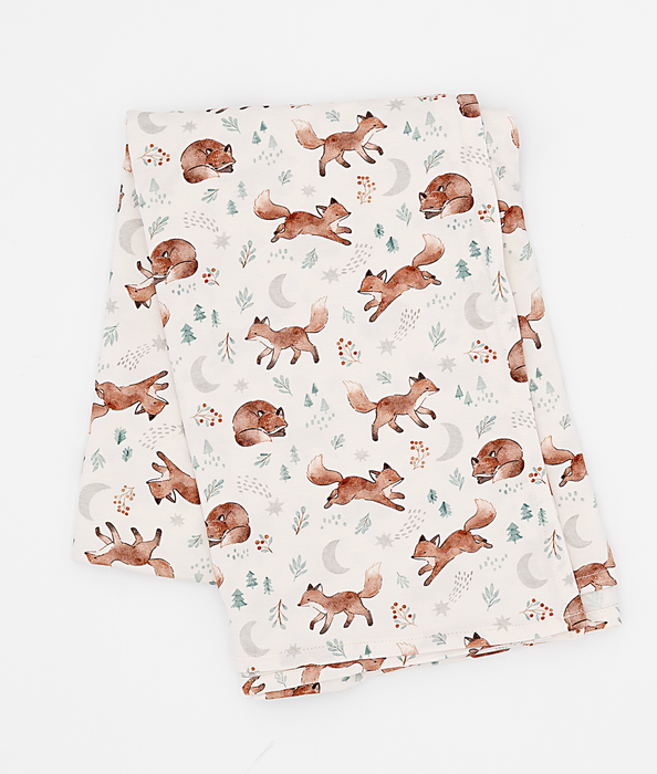 Swaddle Blanket - Moonlit Fox