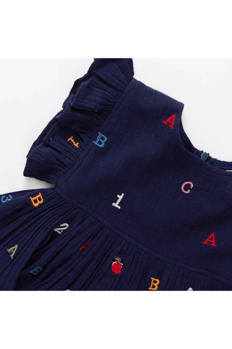 Kit Dress - Alphabet Embroidery