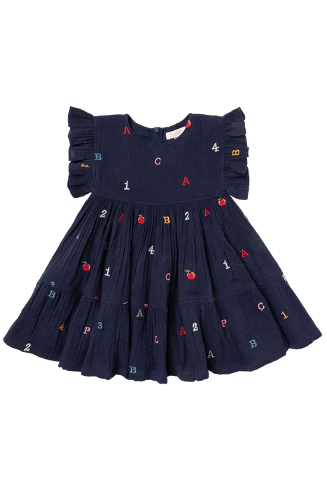 Kit Dress - Alphabet Embroidery
