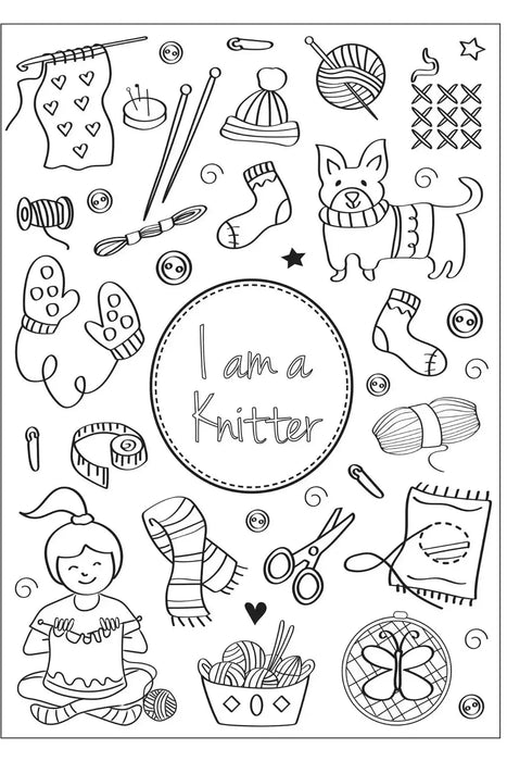 I Am Creative: A Coloring Book for Girls