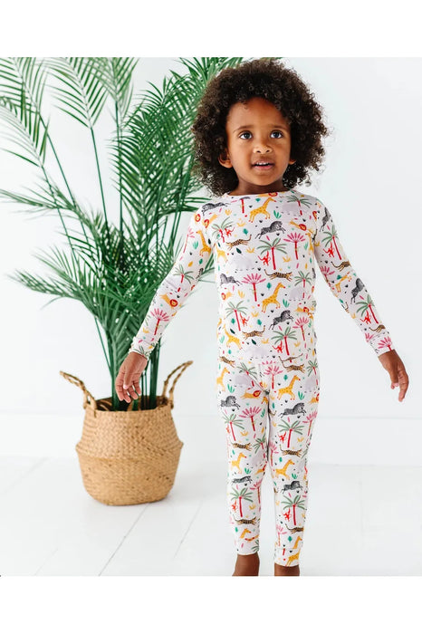 Bamboo Pajama Set - Safari