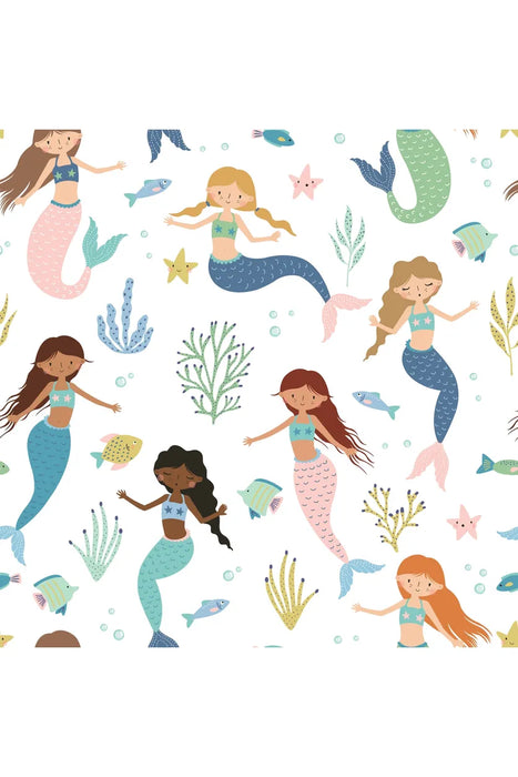 bird and bean copyrighted mermaid print pattern 