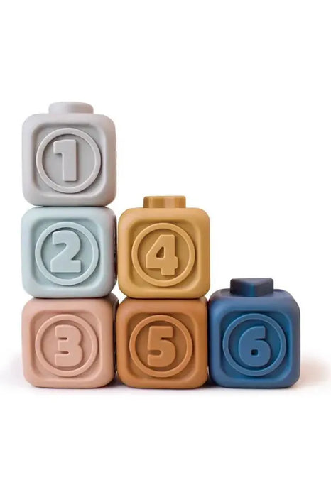 Silicone Number Blocks Mini Set