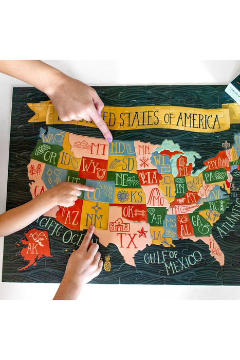 The United States of America - 110 Piece Kids Jigsaw Puzzle