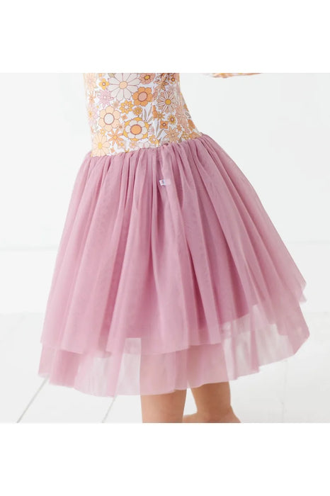 Bamboo Tulle Dress - Ivy