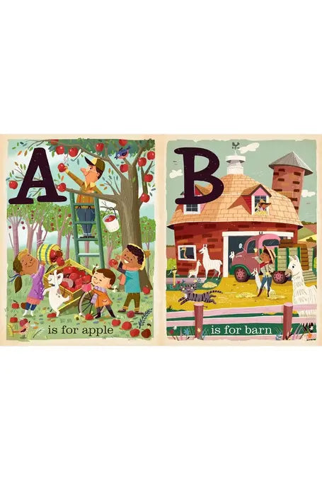 F is for Farm: Alphabet Board Book