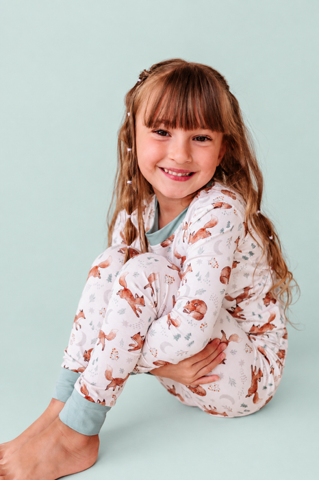 Bamboo Pajama Set - Moonlit Fox