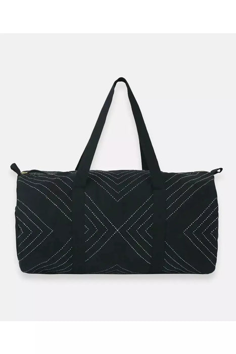 Arrow-Stitch Weekender Duffel Bag