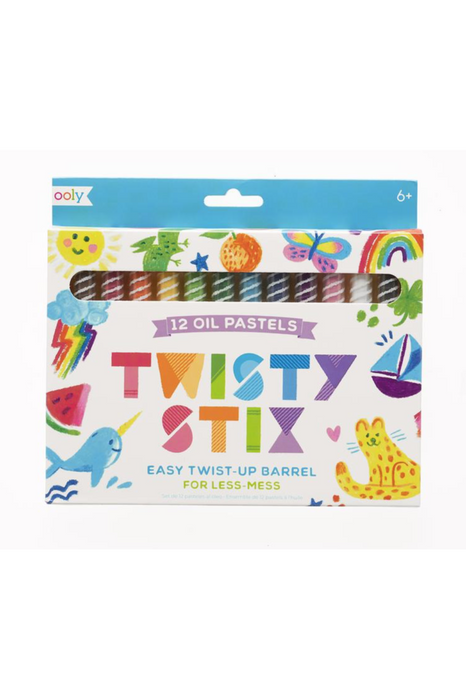 Twisty Stix Oil Pastels - set of 12