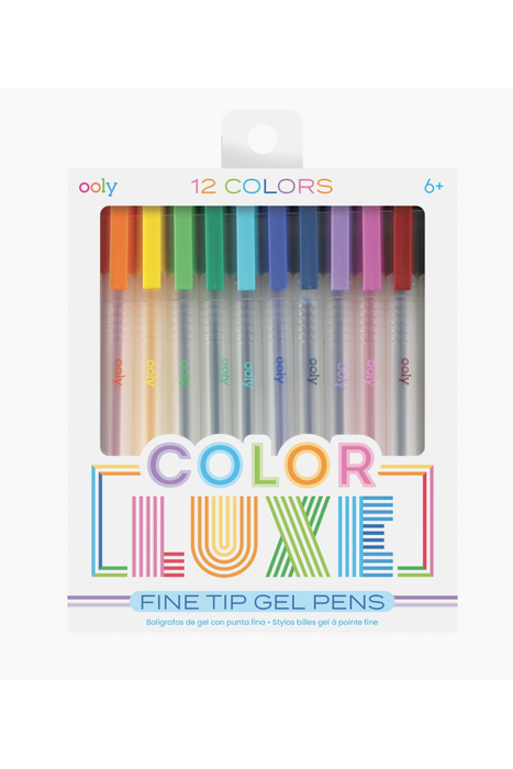 Color Luxe Gel Pens - 12 Pack