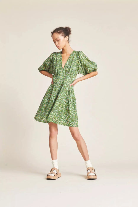 Gia Dress - Green Ivy