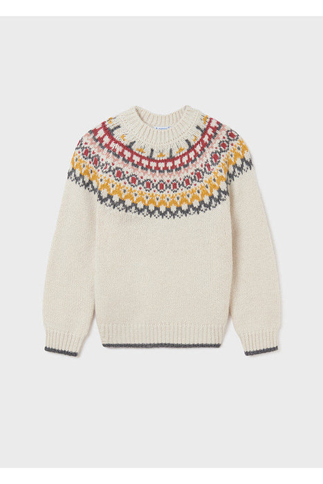 Folk Mockneck Sweater
